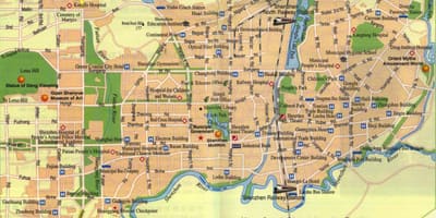 Mapa miasta Shenzhen 