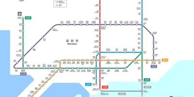 Shenzhen railway mapie