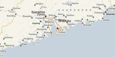 Shoko Chin na mapie